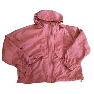 Lululemon Hooded Windbreaker Jacket Pink Size 10 Womens Coat coral